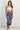 VGS100 - FULL PRINTED SARONG - DAINTREE NAVY/WHITE