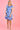 VLSD074 (776) - EMILIA SHIFT DRESS - GEOMETRIC BLUE