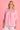 VBLT113 - ROUCHED BELL SLEEVE TOP - BLUSH PINK