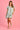 VGLD219 - CAP SLEEVE BUTTON DRESS - FRUITY SHORES PASTEL KHAKI