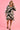 VBLD400 - V NECK VICKY DRESS - HIDEAWAY HIBISCUS