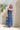 VGLD650 - LILY ROUCHED MAXI DRESS - SEASIDE NAVY