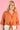 VLST790 (2202) -  PIA COLLARED TIE UP SHIRT - PUMPKIN