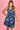 VGLD086 - MARGOT WIDE STRAP DRESS - TROPICAL FIESTA NAVY