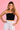 VGLT086L - LONG ROUCHED BANDEAU TOP - BLACK