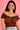 VGLT106 - PEASANT TOP - CHOCOLATE