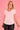 VGLT115 - BAMBOO V-NECK TEE - BABY PINK