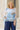 VLST722 (1003) - GABRIELLA BATWING SILK TOP - BLUE BLOOM