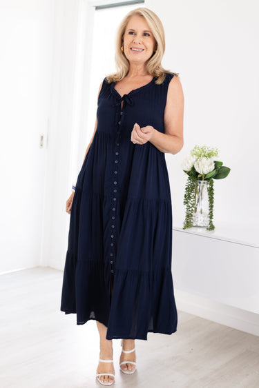 VBLD633 - VALERIE DRESS - NAVY