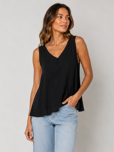 VBLT402 - EMMA TANK TOP - BLACK