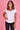 VGLT115 - BAMBOO V-NECK TEE - WHITE