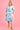 VLSD400 (24A105) - DONATELLA LINEN DRESS - SKY GARDEN