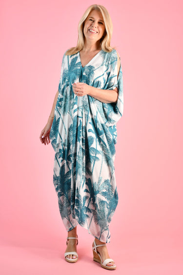 VBLD348 - CUSHLA DRESS - PALM BREEZE TEAL