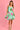 VGLD086 - MARGOT WIDE STRAP DRESS - PARADISE PETALS MINT
