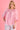 VBLT113 - ROUCHED BELL SLEEVE TOP - BLUSH PINK
