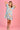 VGLD219 - CAP SLEEVE BUTTON DRESS - PARAISO BLUE