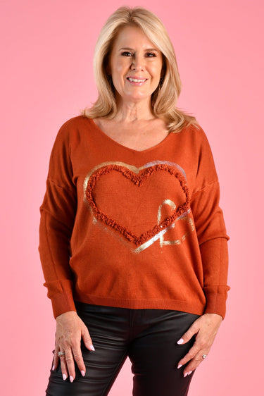VLSJ003 (17000) -  AMORE KNIT - RUST