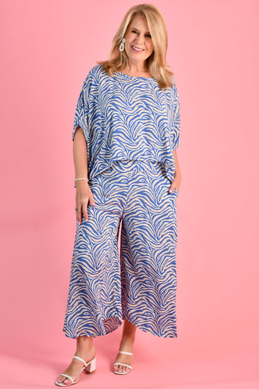 VBLP106 - SYDNEY WIDE LEG PANT - MORNING SAFARI