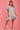 VGLD219 - CAP SLEEVE BUTTON DRESS - PICASSO'S GARDEN BLUE