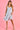 VGLD086 - MARGOT WIDE STRAP DRESS - PICASSO'S GARDEN BLUE