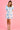 VGLD464 - OLIVIA TWIST DRESS - DAISY DAZE BLUE
