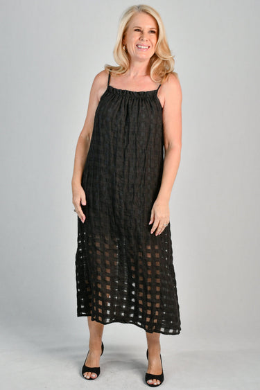 VLSD510 (14166) - ALICE MIDI DRESS - BLACK