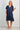 VLSD643 (26A185) - BABYDOLL LINEN DRESS - NAVY