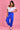 VGLP050 - LONG ROUCHED TIE PANTS - COBALT