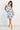 VGLD600 - SADIE SHIFT DRESS - COCOA HIBISCUS BLUE