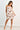 VGLD600 - SADIE SHIFT DRESS - COCOA HIBISCUS CREAM