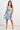 VGLD212 - ANNIE SHORT DRESS - COCOA HIBISCUS BLUE