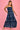 VGLD650 - LILY ROUCHED MAXI DRESS - SEASIDE NAVY