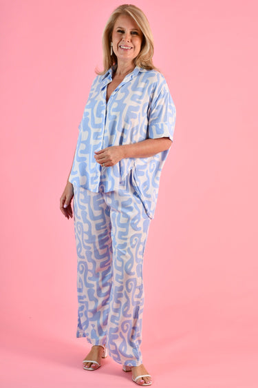 VBLP250 - SAILING PANT - MODERN MUSE SEA