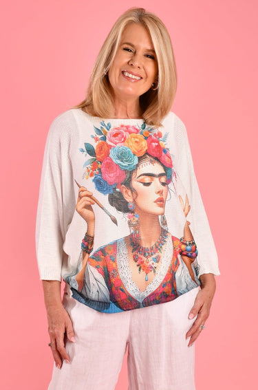 VLST050 (9083) - KNIT TOP - ARTIST FRIDA