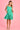 VGLD707 - ELLIE SHORT DRESS - CHRISTMAS GREEN