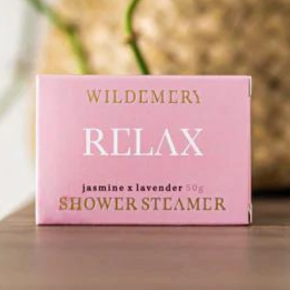 WILD EMERY SHOWER STEAMER - RELAX - JASMINE X LAVENDER