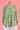 VBLT999 - HEPBURN 3/4 SLEEVE TOP - 70'S SWIRL GREEN