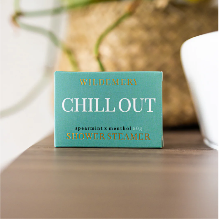 WILD EMERY SHOWER STEAMER - CHILL OUT - SPEARMINT X MENTHOL