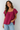 VLST451 (26C240) - FLUTTER SLEEVE TOP - FUCHSIA