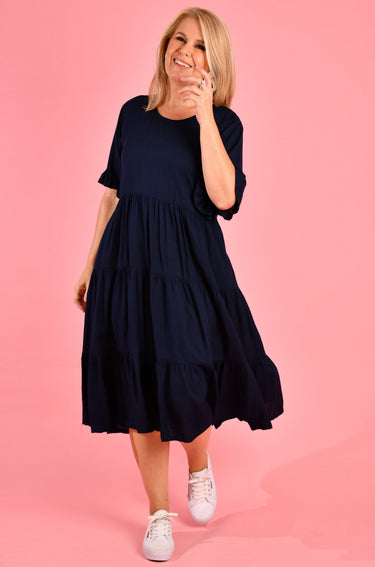 VBLD250 - PARADISE DRESS - NAVY