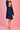 VGLD142 - MONTCLAIR LONG SLEEVE SHORT DRESS - NAVY