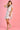 VGLD219 - CAP SLEEVE BUTTON DRESS - TROPICAL FIESTA RUST/WHITE