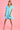 VGLD219 - CAP SLEEVE BUTTON DRESS - SEASIDE BLUE
