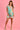 VGLD219 - CAP SLEEVE BUTTON DRESS - TROPICAL BAY