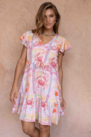 VGLD323 - TWIGGY DRESS - MERMAID BAY PINK