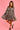 VGLD630 - MOLLY LONG SLEEVE DRESS - CHEETAH TAN