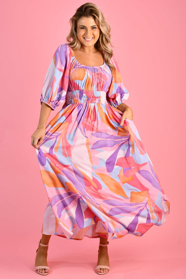 VJHD288 - WINDSOR DRESS - CANDY CRUSH