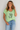 VLST255 (31035) - SILVER HEART TEE - LIME