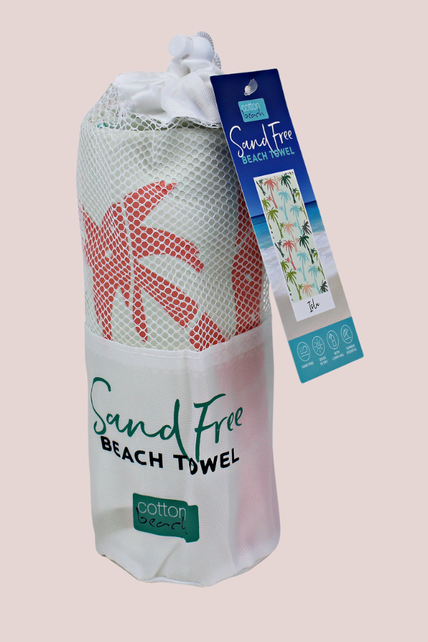 BTBUO1 SAND FREE BEACH TOWEL IN A BAG 80cm x 160cm ISLA GO GIRL