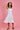 VGLD218 - 3/4 TIERED ROUCHED DRESS - WHITE
